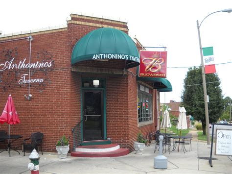 Anthonino's taverna st louis mo - The Hill, St. Louis, Missouri, 314.773.3833, adrianasonthehill.com Anthonino’s Taverna In addition to the lauded t-ravs, be sure to try Braciole (thinly sliced flank steak filled with Volpi prosciutto, provolone and …